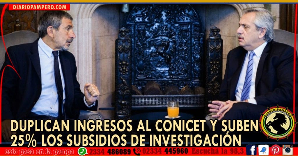 Duplican ingresos al Conicet y suben 25% los subsidios a proyectos de investigación