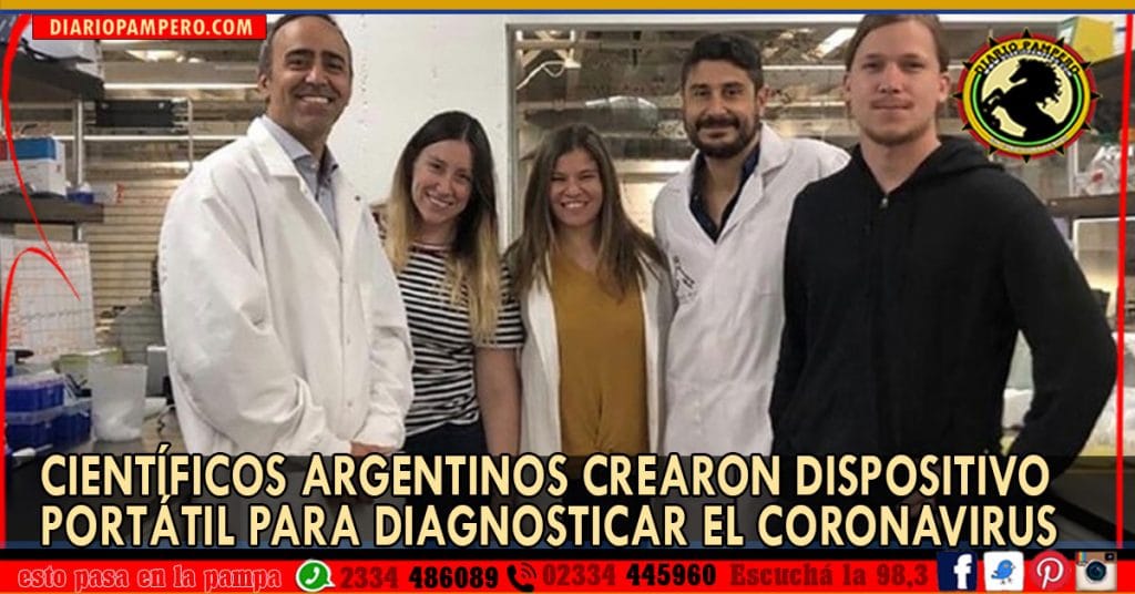 Científicos Argentinos crearon dispositivo portátil para diagnosticar el Coronavirus