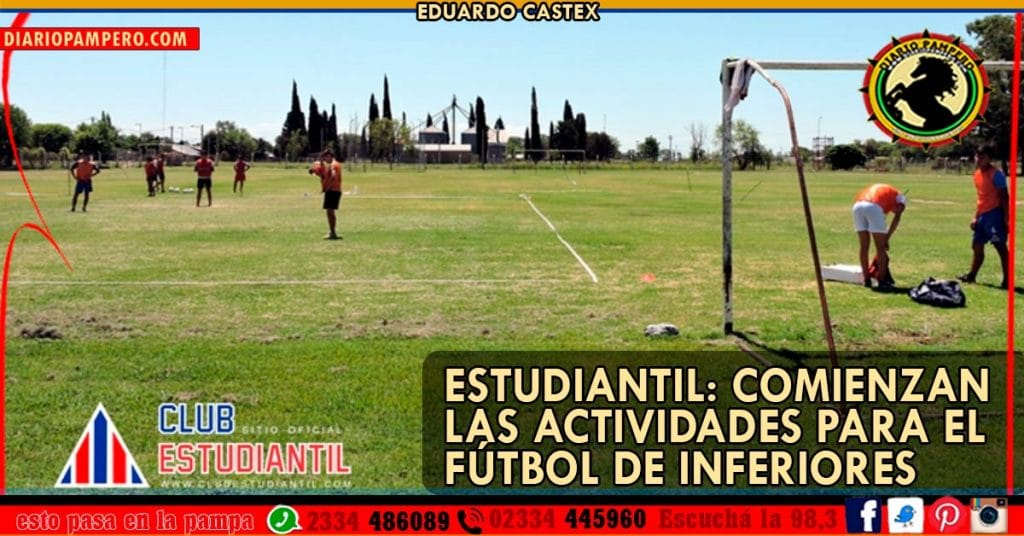 Estudiantil: comienzan las actividades para el Fútbol de Inferiores