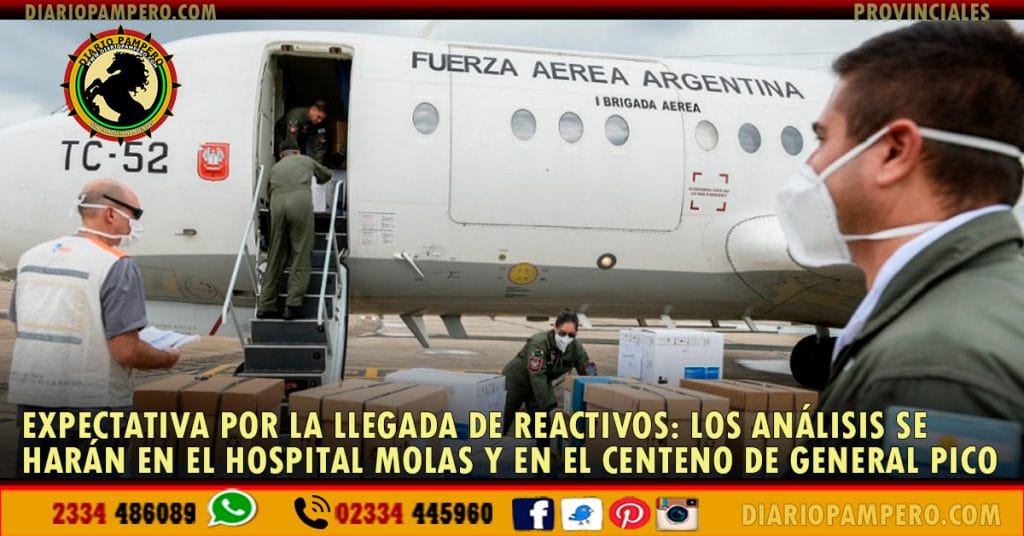 EXPECTATIVA por la llegada de reactivos: los análisis se harán en el Hospital Molas y en el Centeno de General Pico