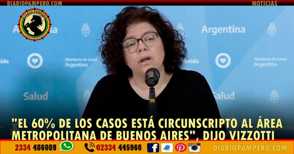 «El 60% de los casos está circunscripto al Área Metropolitana de Buenos Aires», dijo Vizzotti