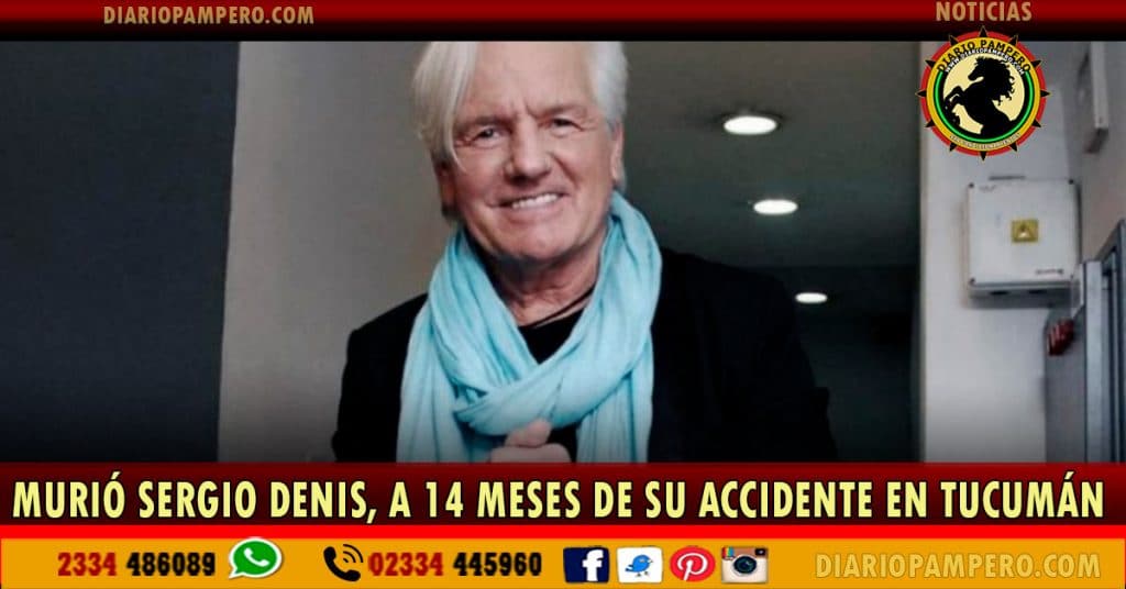 Murió Sergio Denis, a 14 meses de su accidente en Tucumán
