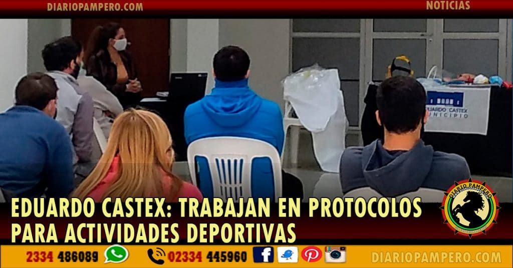Eduardo Castex: Trabajan en protocolos para actividades deportivas