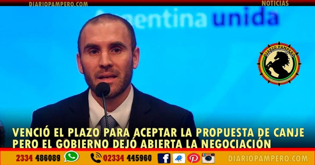 Venció el plazo para aceptar la propuesta de canje pero el Gobierno dejó abierta la negociación