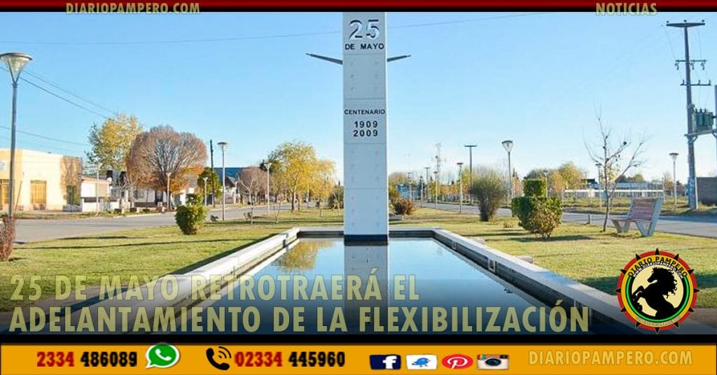 Nuevas actividades: 25 de Mayo retrotraerá el adelantamiento de la flexibilización