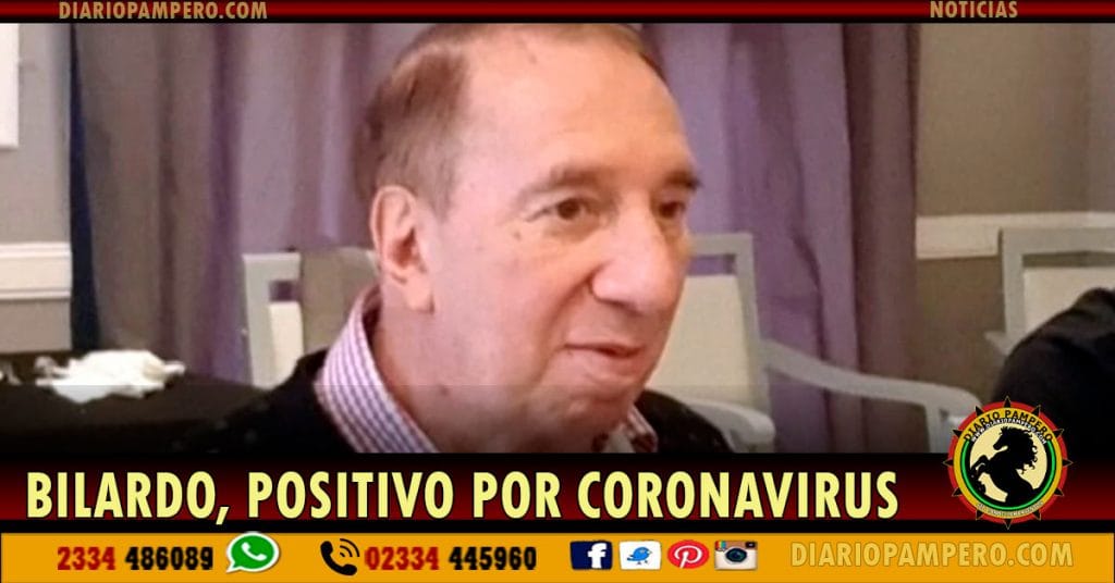 Bilardo, positivo por coronavirus