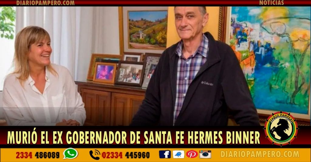 Murió el ex gobernador de Santa Fe Hermes Binner