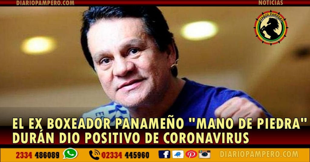 El ex boxeador panameño «Mano de Piedra» Durán dio positivo de coronavirus