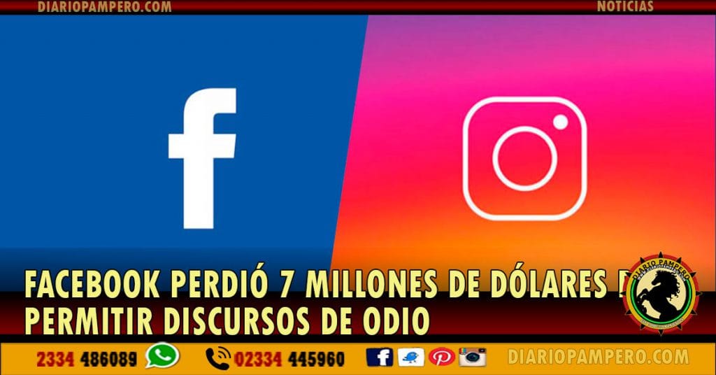 FaceBook perdió 7 millones de dólares por permitir discursos de odio