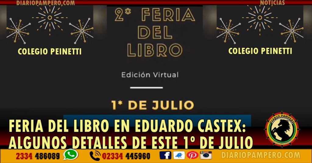 Feria del Libro en Eduardo Castex: algunos detalles de este 1º de julio