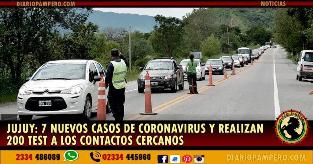 Jujuy: 7 nuevos casos de coronavirus y realizan 200 test a los contactos cercanos