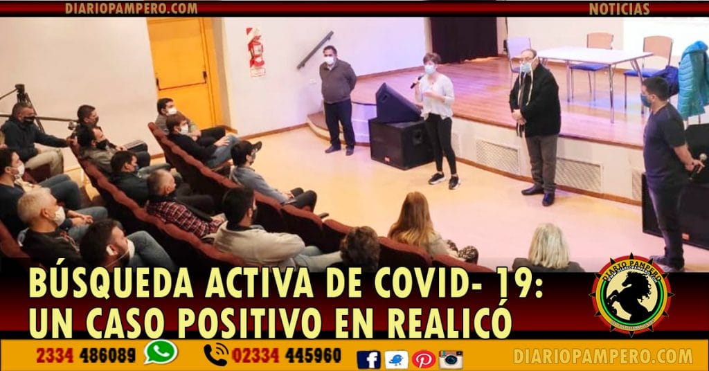 Búsqueda activa de COVID- 19: un caso positivo en Realicó