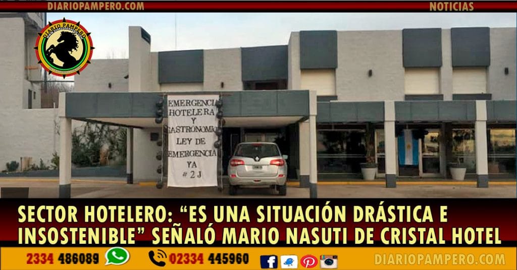 Sector Hotelero: “es una situación drástica e insostenible” señaló Mario Nasuti de Cristal Hotel