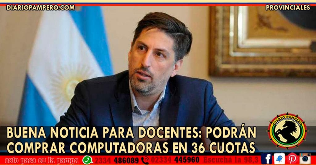 BUENA NOTICIA PARA DOCENTES: podrán comprar computadoras en 36 cuotas