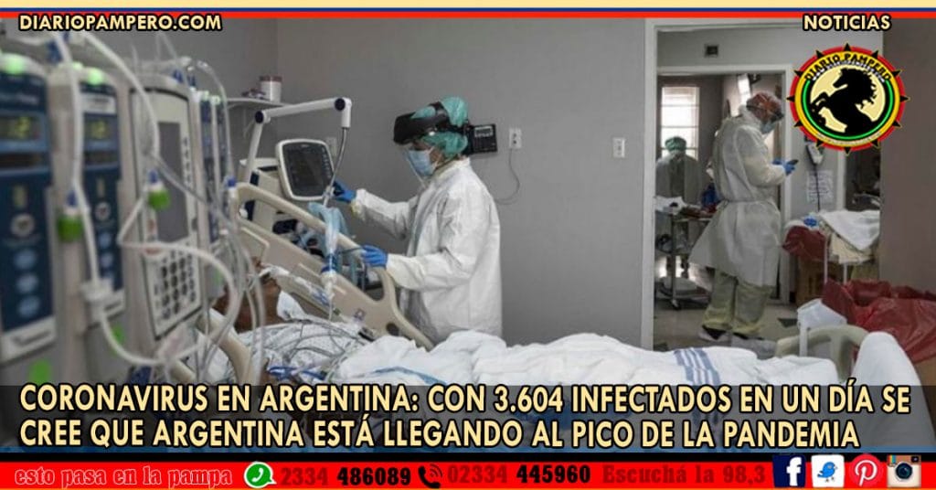 Coronavirus en Argentina: con 3.604 infectados en un día se cree que Argentina está llegando al pico de la pandemia