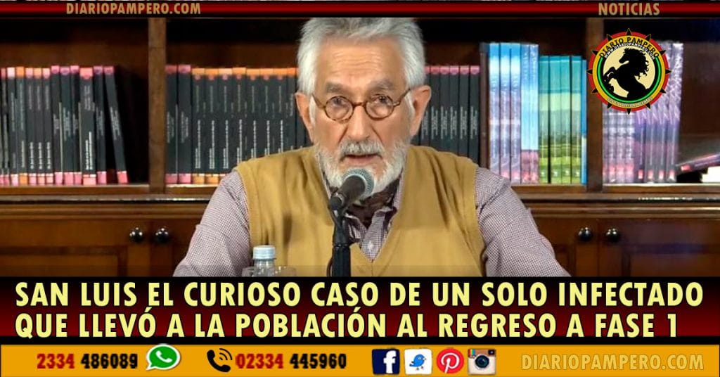 SITUACIÓN DE SAN LUIS el curioso caso de un solo infectado que llevó a la población al regreso a FASE 1