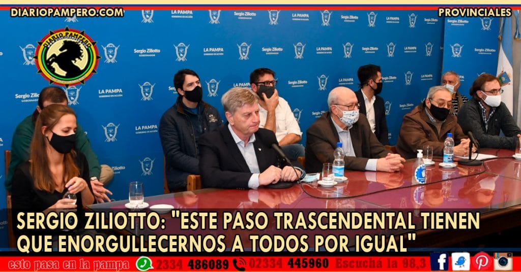 Sergio Ziliotto: «Este paso trascendental tienen que enorgullecernos a todos por igual»