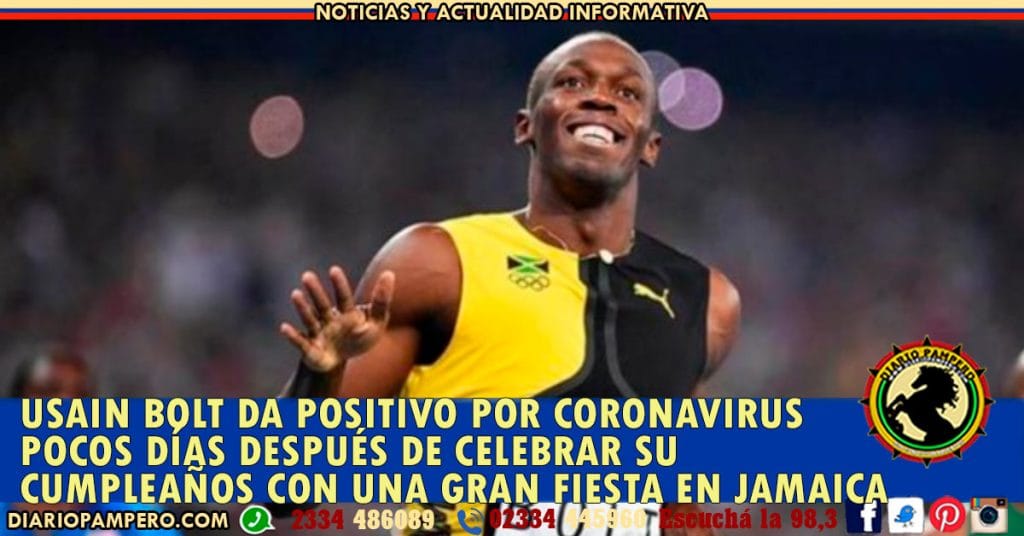 Usain Bolt da positivo por coronavirus pocos días después de celebrar su cumpleaños con una gran fiesta en Jamaica