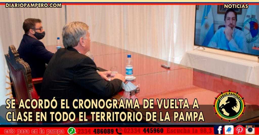 Se acordó el cronograma de vuelta a clase en todo el territorio de La Pampa