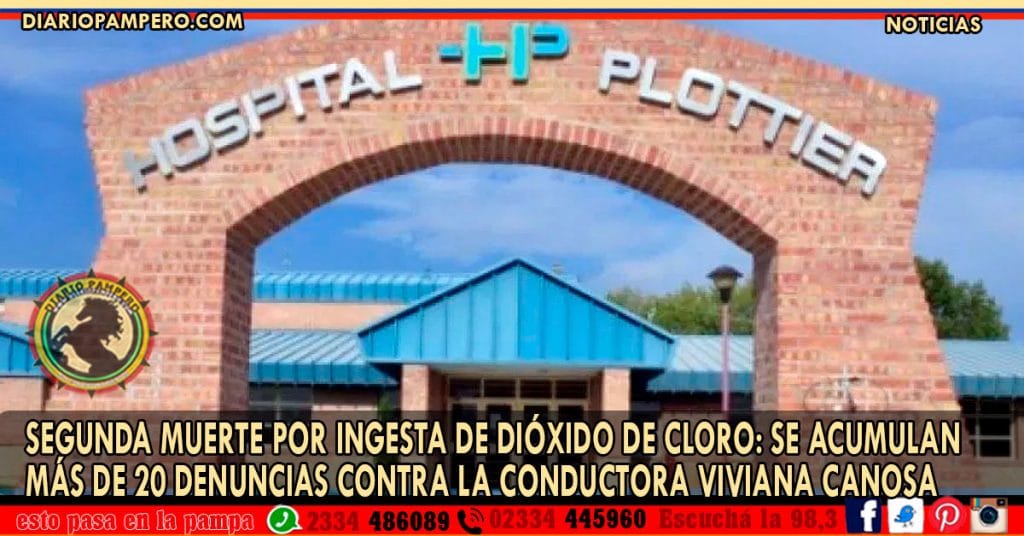 SEGUNDA MUERTE POR INGESTA DE DIÓXIDO DE CLORO: se acumulan más de 20 denuncias contra la conductora Viviana Canosa