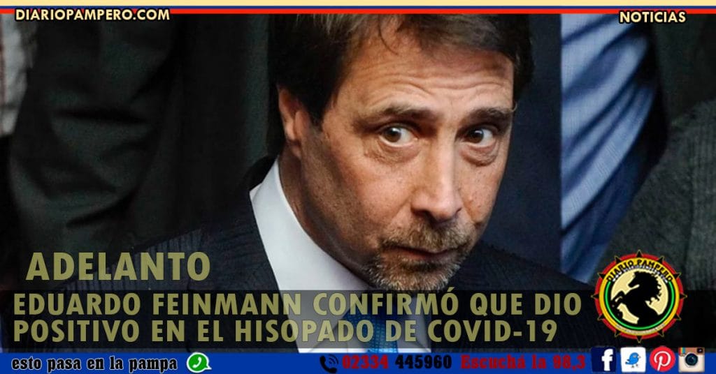 El periodista de A24 Eduardo Feinmann se contagió del nuevo coronavirus