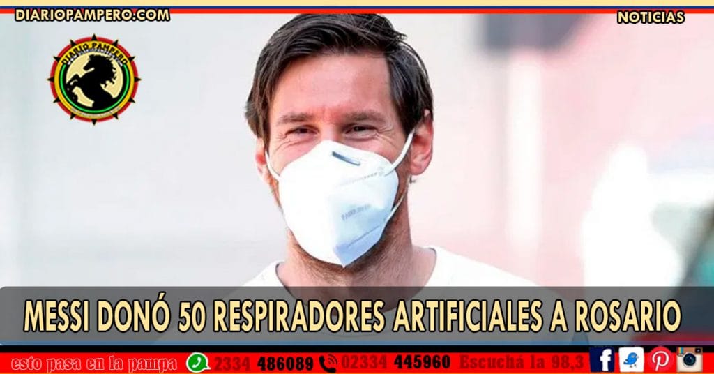 Messi donó 50 respiradores artificiales a Rosario