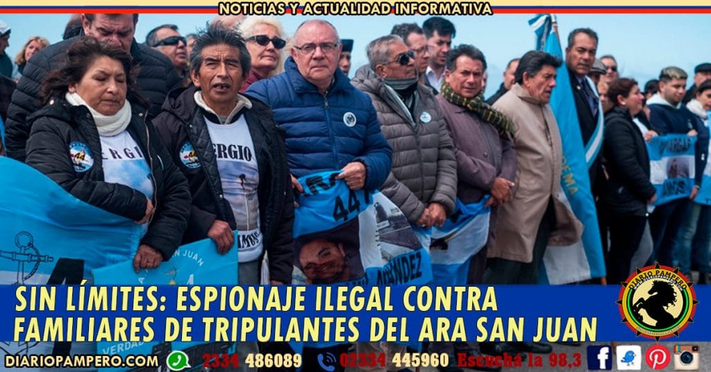 SIN LÍMITES: espionaje ilegal contra familiares de tripulantes del ARA San Juan