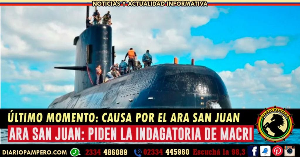 ARA San Juan: piden la indagatoria a Macri y Aguad
