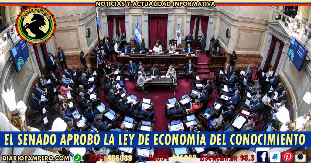 El Senado aprobó la Ley de Economía del conocimiento