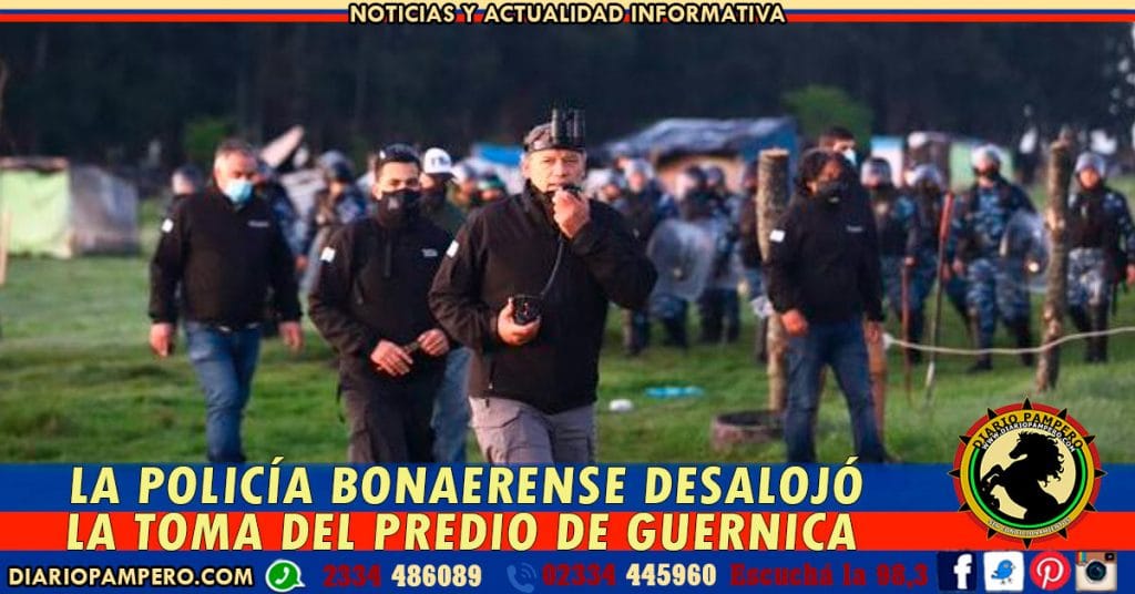 La Policía bonaerense desalojó la toma del predio de Guernica
