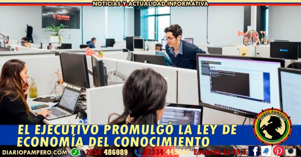 El Ejecutivo promulgó la Ley de Economía del Conocimiento