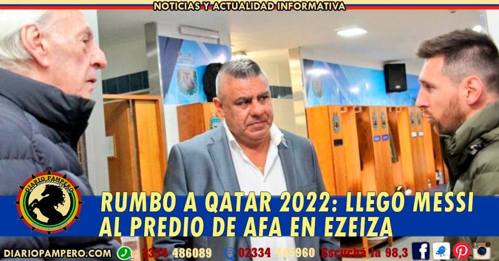 RUMBO A QATAR 2022: llegó Messi al predio de AFA en Ezeiza