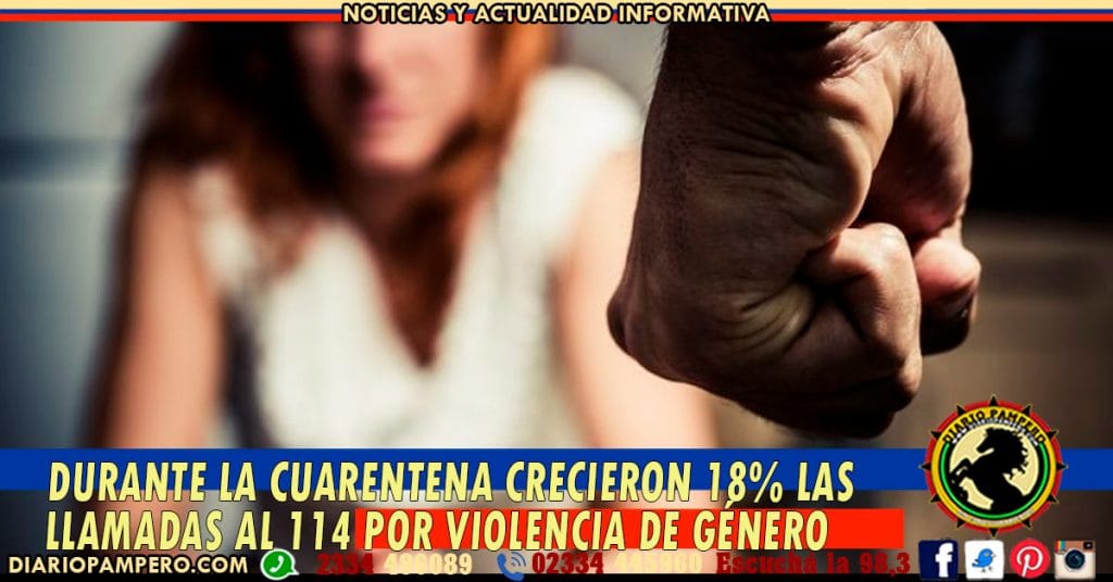 Durante la cuarentena crecieron 18% las llamadas al 114 por violencia de género