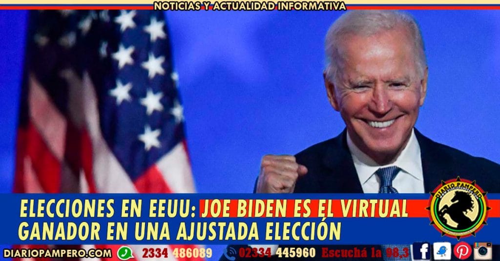 ELECCIONES EN EEUU: Joe Biden es el virtual ganador en una ajustada elección