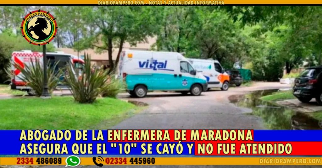 Abogado de la enfermera de Maradona asegura que el «10» se cayó y no fue atendido