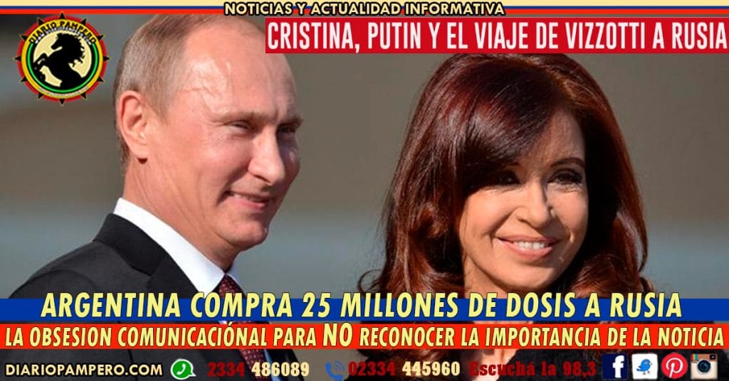 25 millones de Argentinos se vacunarán con la Sputnik V de la Federación Rusa: EL DETALLE DEL ACUERDO Y LA APROBACIÓN