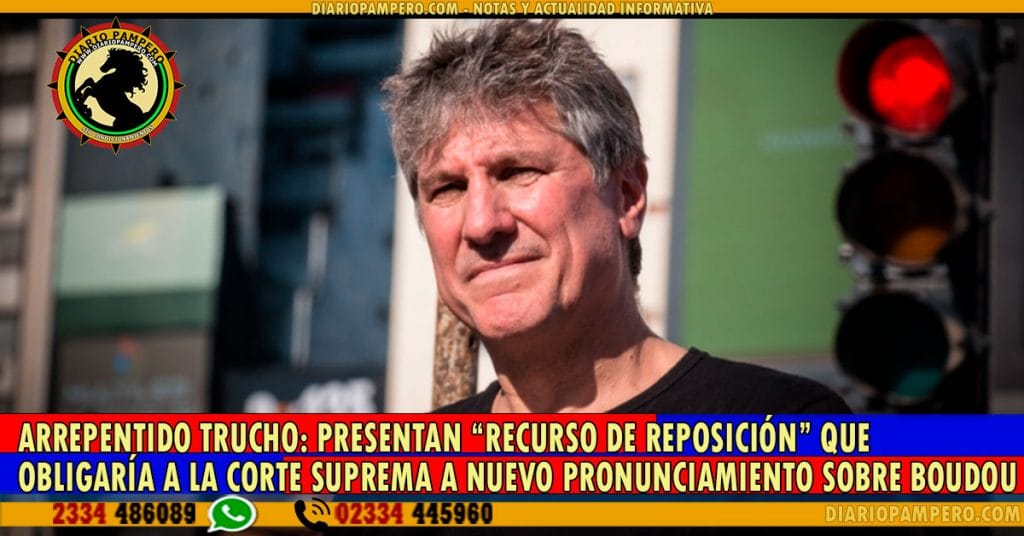 ARREPENTIDO TRUCHO: Presentan “recurso de reposición” que obligaría a la Corte Suprema a nuevo pronunciamiento sobre Boudou