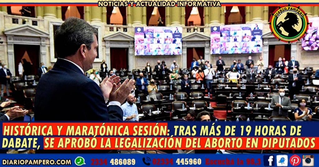 Histórica y Maratónica Sesión: Tras más de 19 horas de debate, se aprobó la legalización del aborto en Diputados