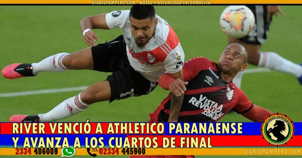 River venció a Athletico Paranaense y avanza a los cuartos de final