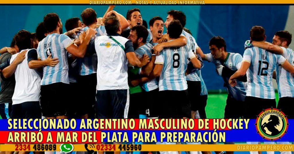 Seleccionado argentino masculino de hockey arribó a Mar del Plata para preparación