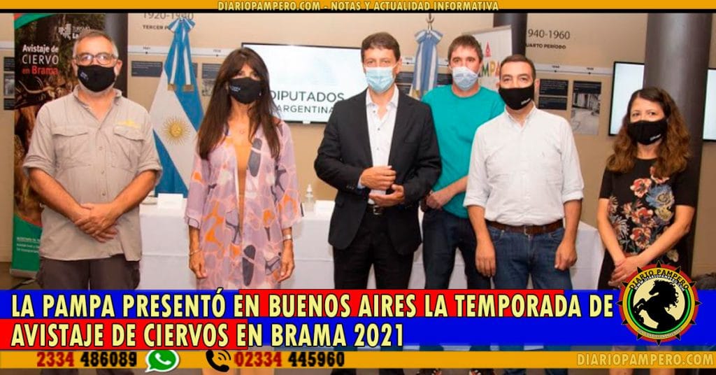La Pampa presentó en Buenos Aires la Temporada de Avistaje de Ciervos en Brama 2021