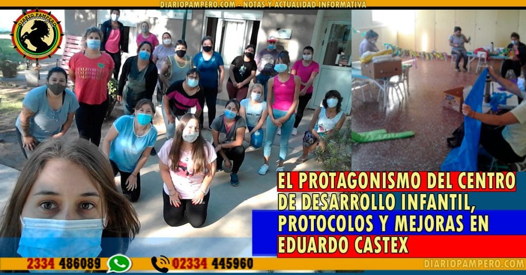 Protagonismo del Centro de Desarrollo Infantil, protocolos y mejoras en Eduardo Castex