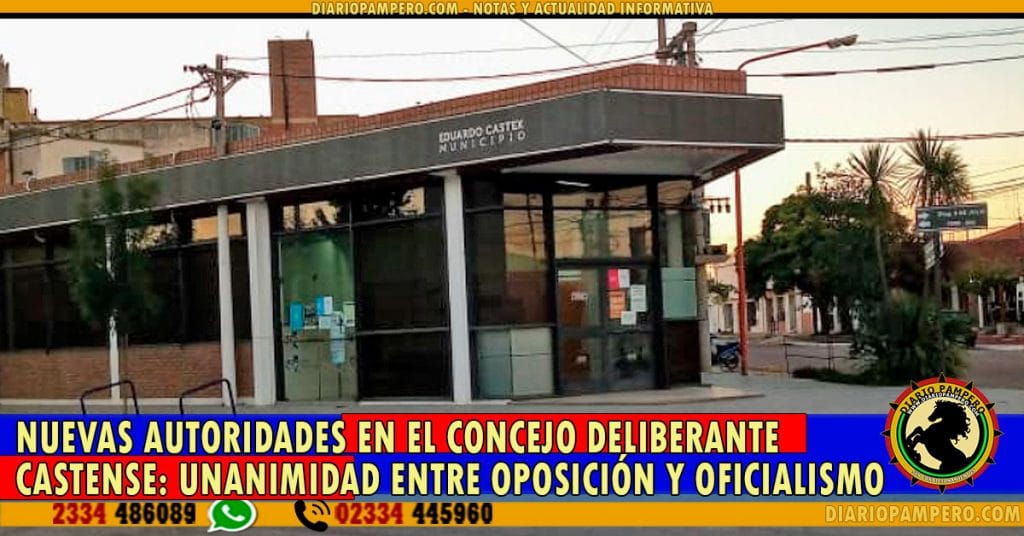 Nuevas Autoridades en el Concejo Deliberante Castense: unanimidad entre oposición y oficialismo