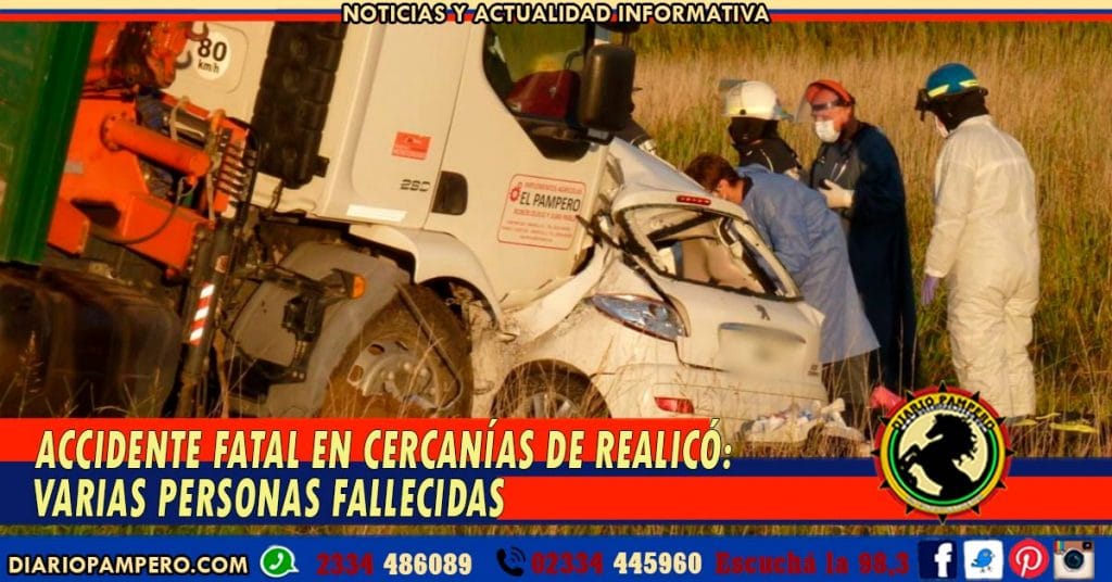 Accidente Fatal en cercanías de Realicó: varias personas fallecidas