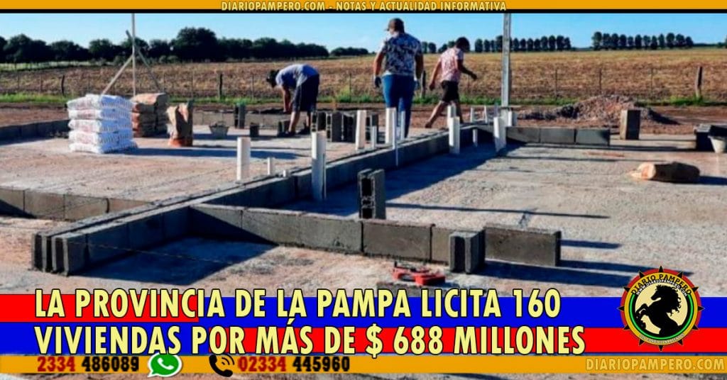 Provincia de La Pampa licita 160 viviendas por más de $ 688 millones