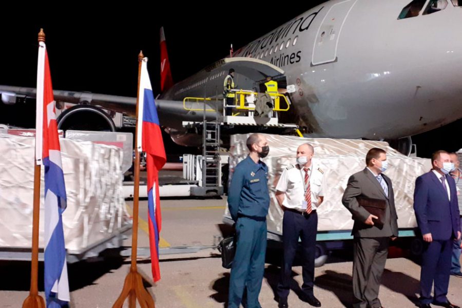 Rusia envía 20 toneladas de insumos médicos como ayuda humanitaria a Cuba CUBA