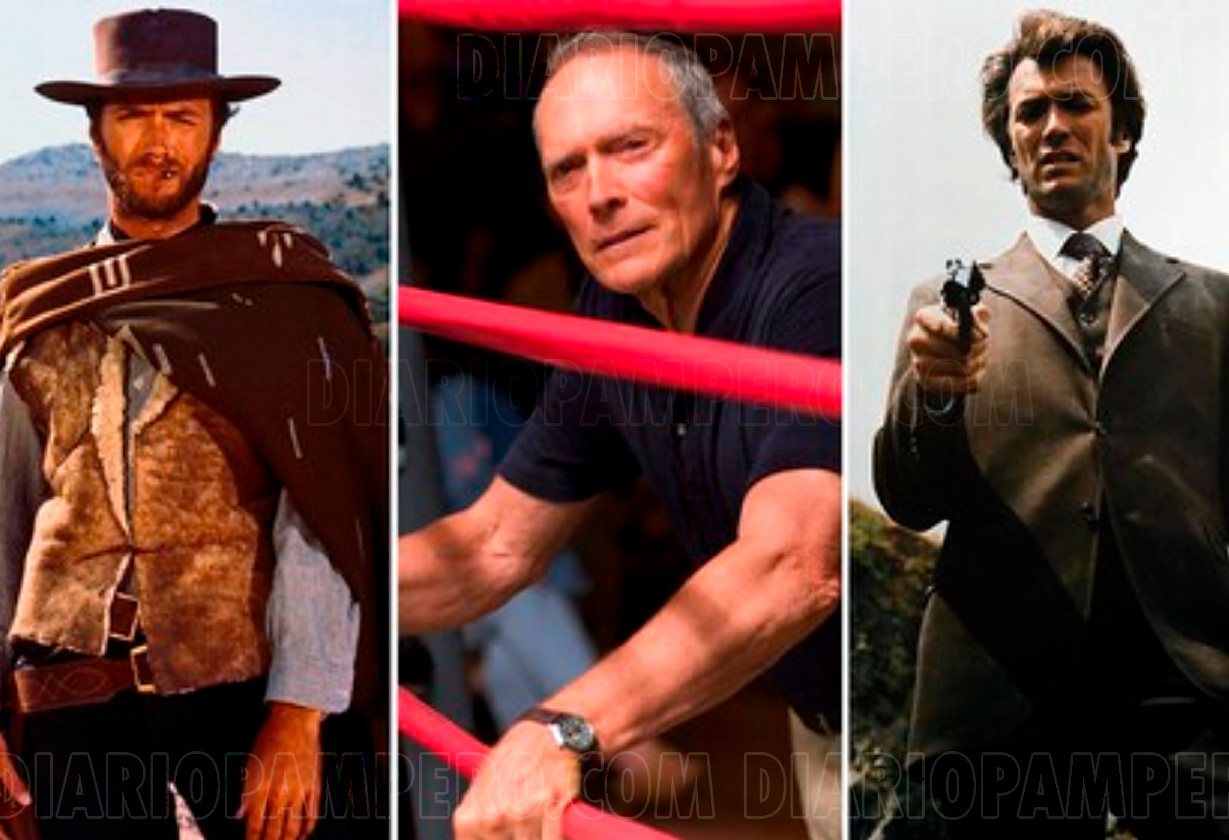 imagen del actor en tres de sus papeles mas icónicos