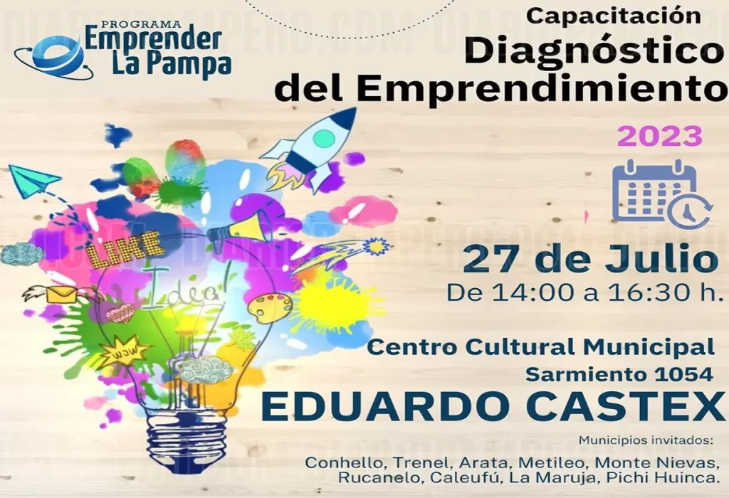 El programa «Emprender La Pampa» ofrece una capacitación en Eduardo Castex