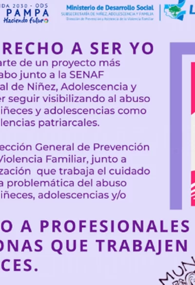 Convocan a Jornada Provincial sobre Abuso Sexual Infantil PROVINCIALES