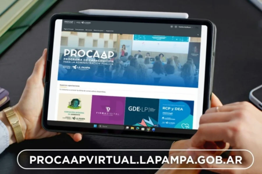 Más de mil agentes públicos pampeanos se capacitaron en la modalidad virtual del programa PROCAAP